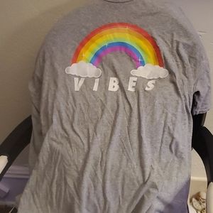 Vibes &rainbow tee
